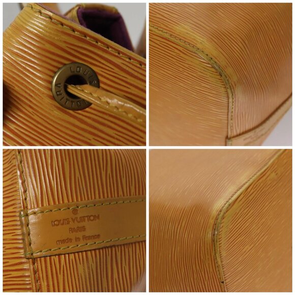 LOUIS VUITTON Epi Petit Noe Shoulder Bag Yellow - Picture 13 of 15